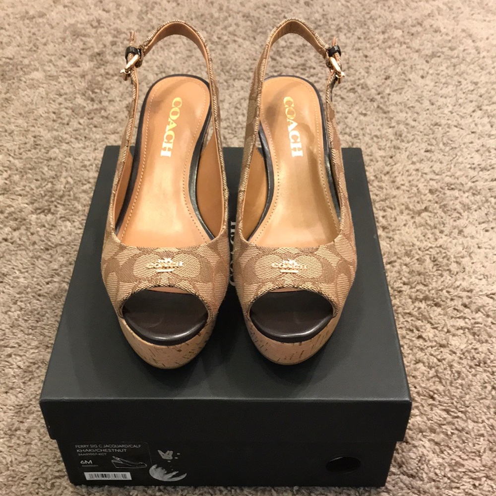 Coach wedges